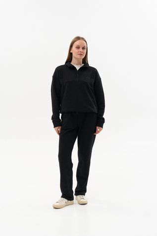 Жіночий спортивний костюм EVEN HALF ZIP Чорний 1112 фото